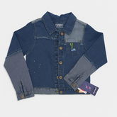 Chaqueta Rideri en denim con botones para niña