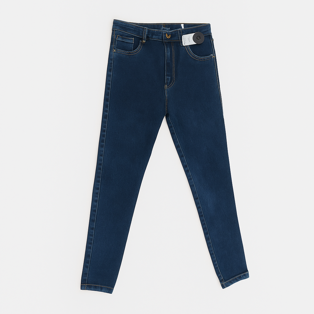 Jean Denim col azul oscuro para mujer