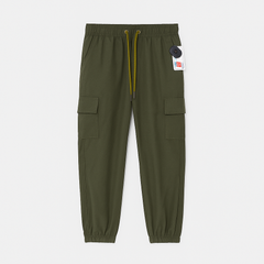 Jogger shakris verde militar para niño