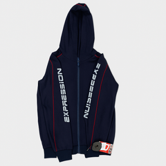 Buzo Fama Boys azul oscuro con cierre para niño