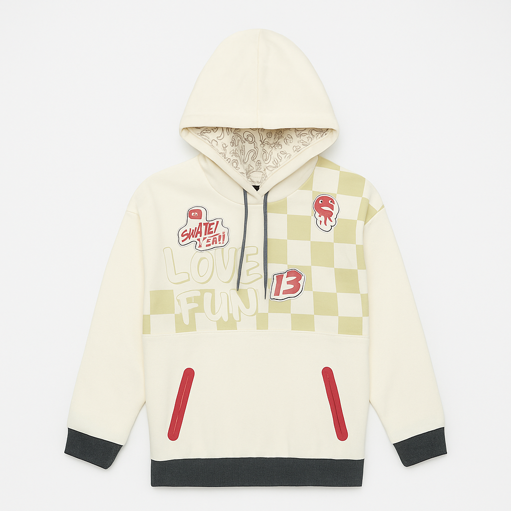 Buzo Rideri estampado con cierre para niño