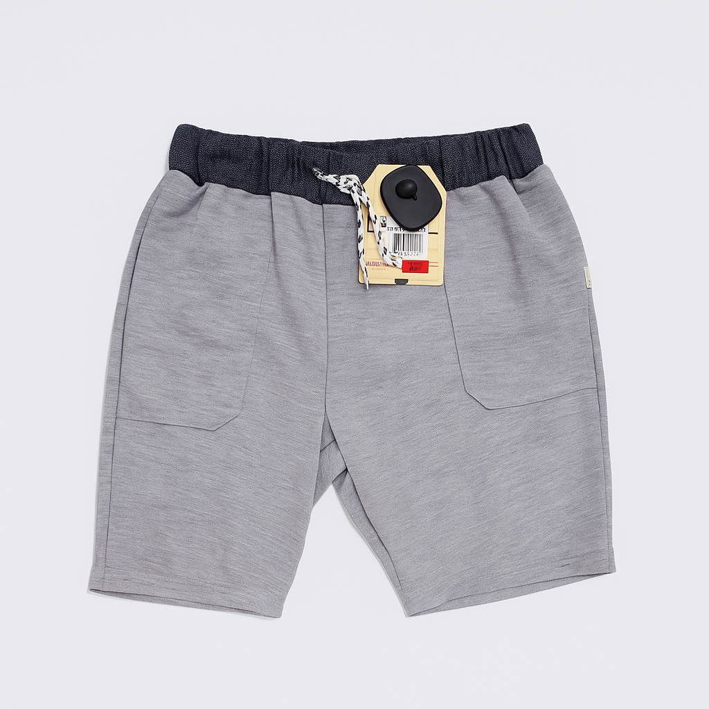 Pantaloneta Pencil gris para niño