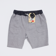 Pantaloneta Pencil gris para niño