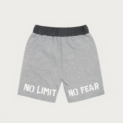 Pantaloneta Pencil gris para niño