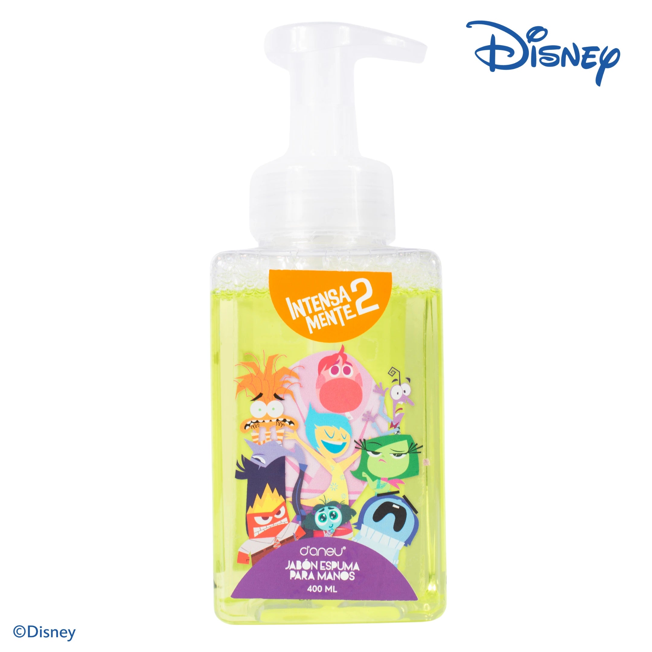 JABON ESPUMA DE MANOS VERDE DISNEY PIXAR INTENSAMENTE 2